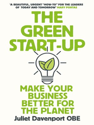cover image of The Green Start-up